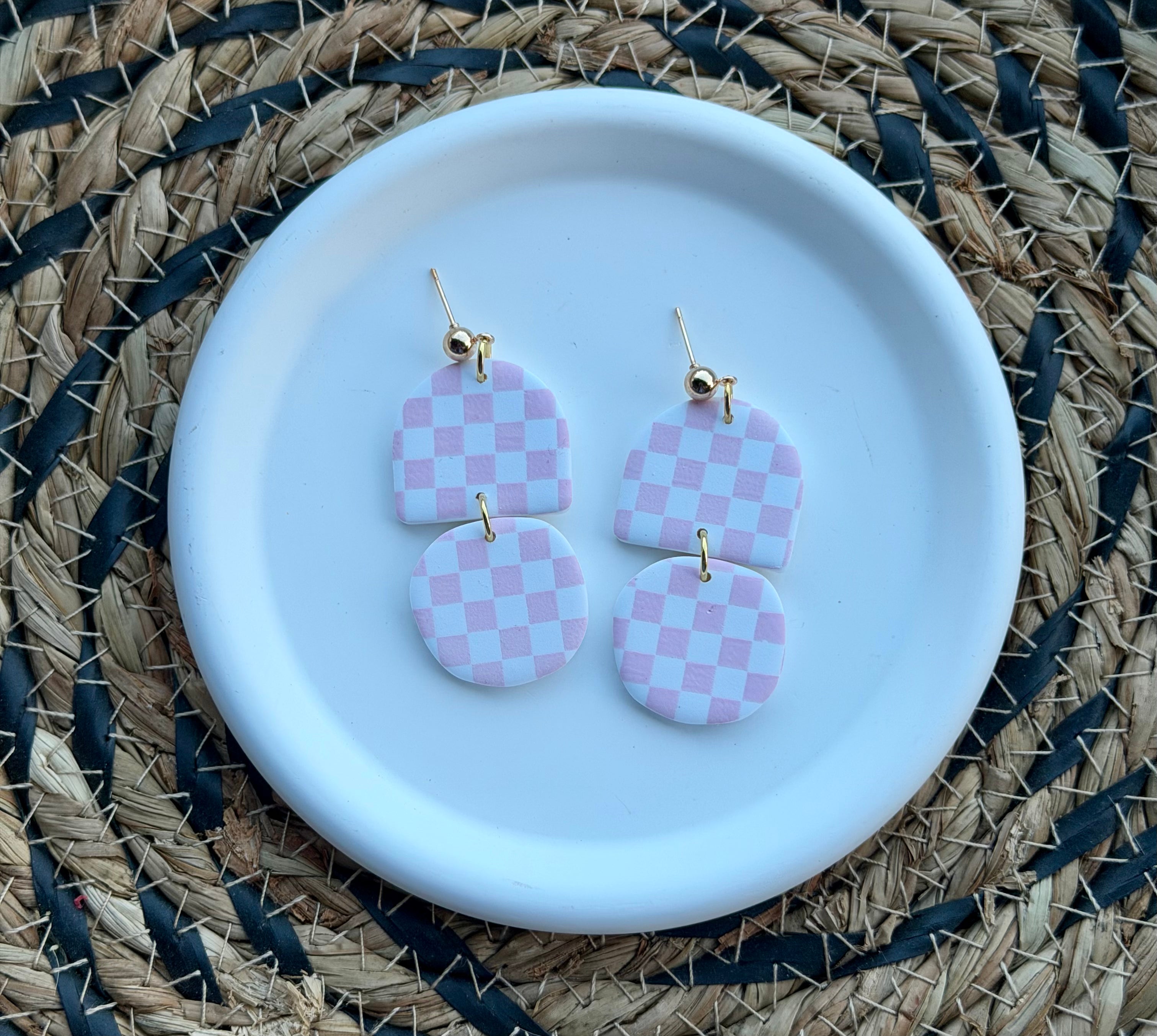 Pink Checkerboard